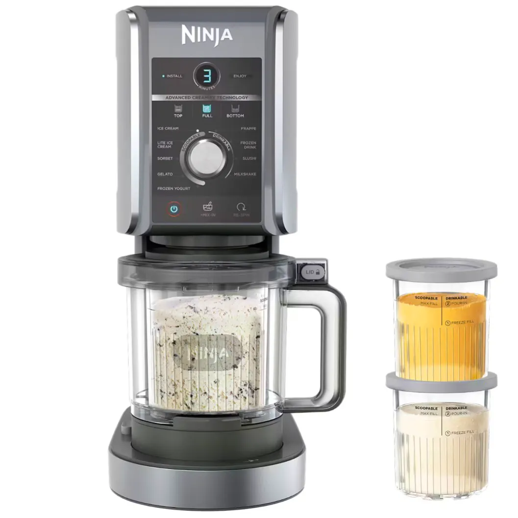 Ninja Creami Deluxe 10-in-1 Ice Cream and Frozen Drink Maker, £170