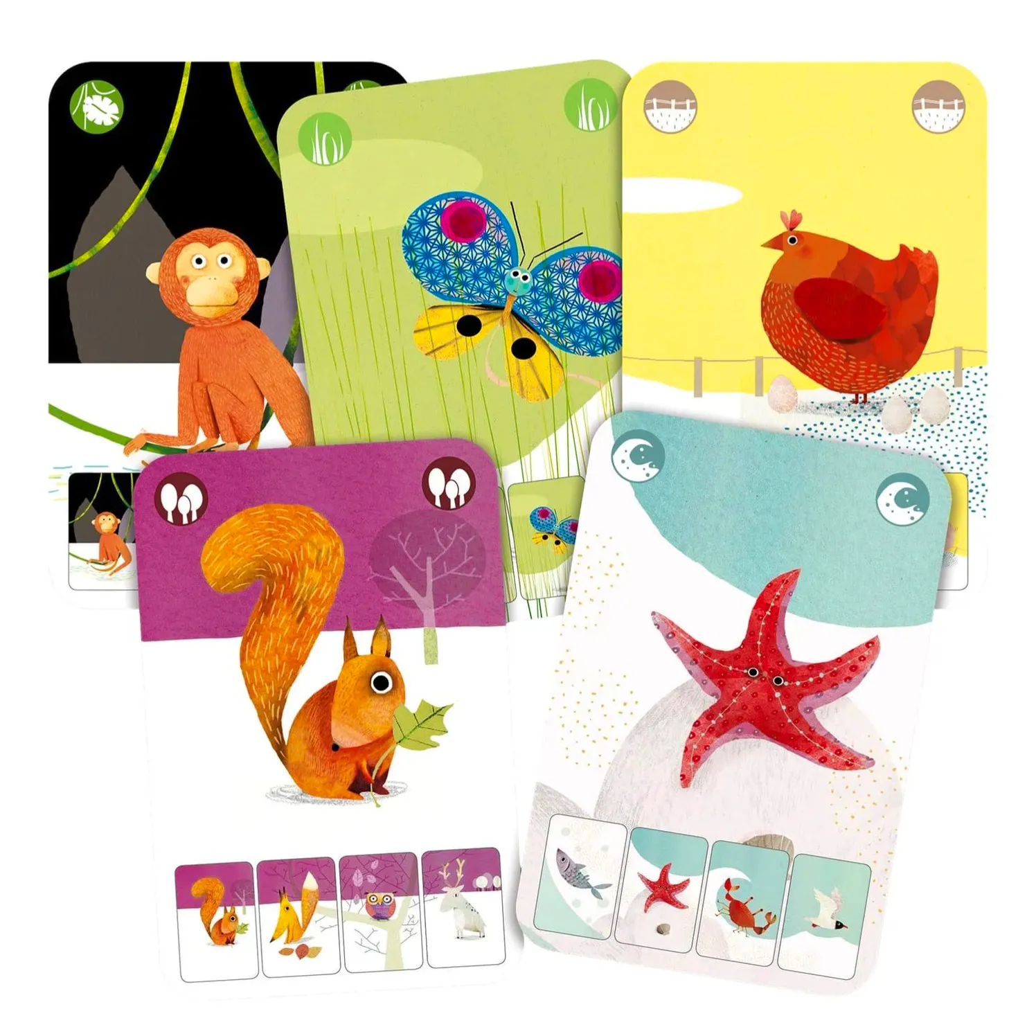 Djeco Card Game - Mini Nature, £8.49