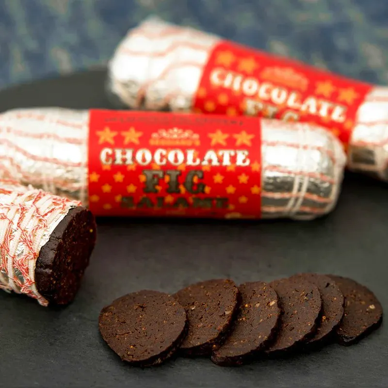 Seggiano Chocolate Fig Salame, £7.95