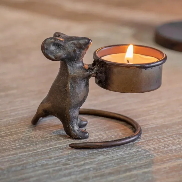 One World Avening Mouse Tealight Holder, £7.50