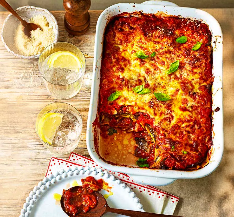 Aubergine Parmigiana Lasagne