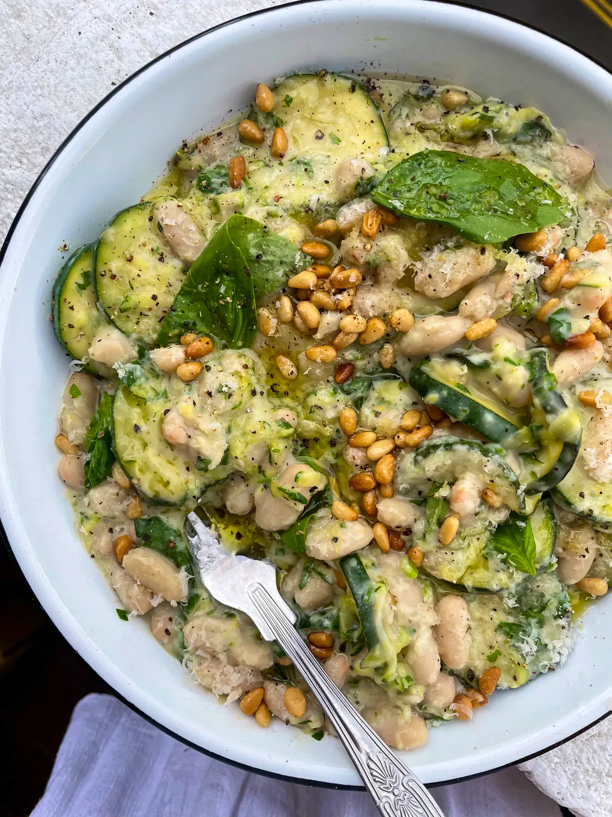 Creamy Courgette Beanotto