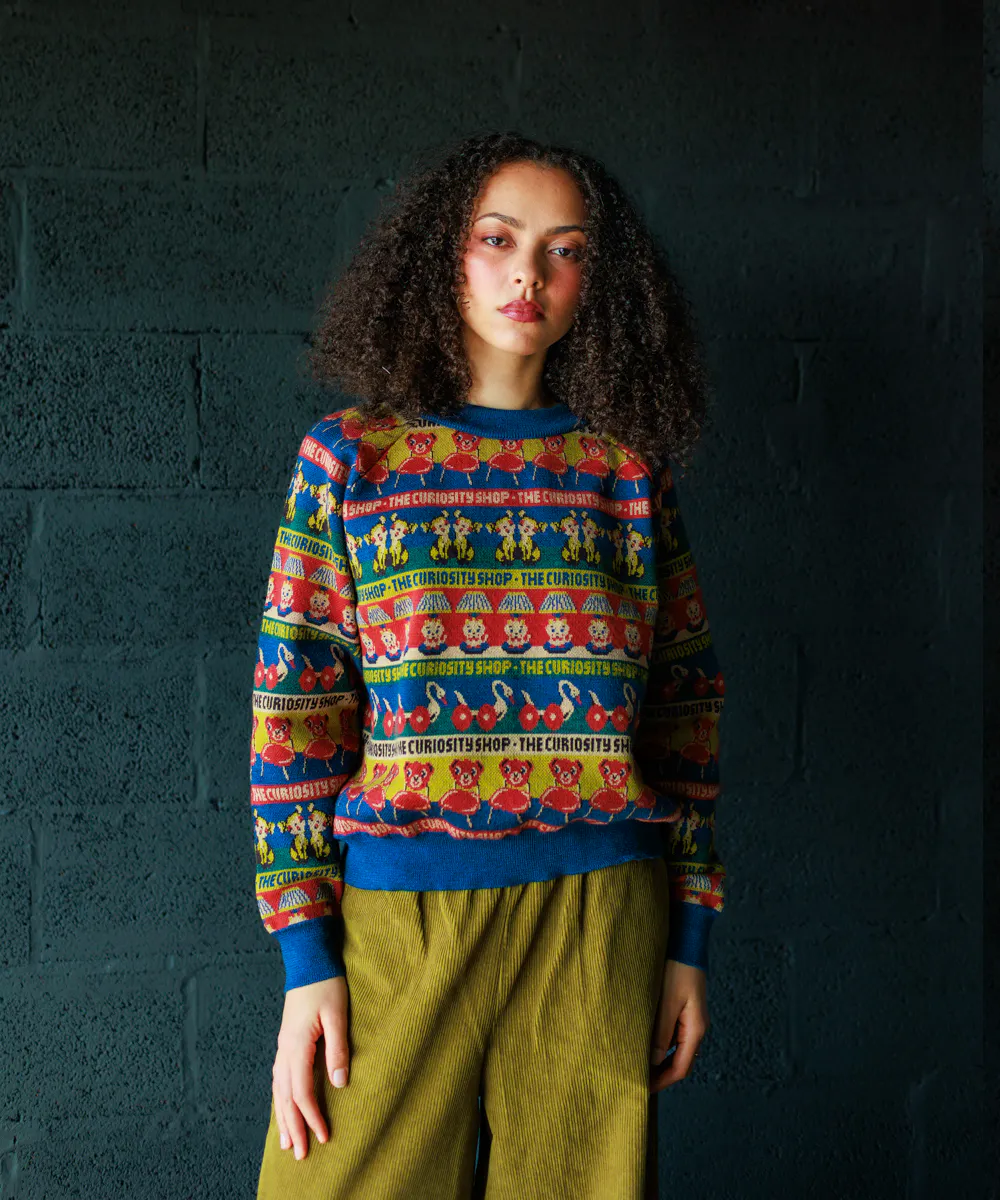 Mabli Curiosities Pullover   Deep Sea Multi