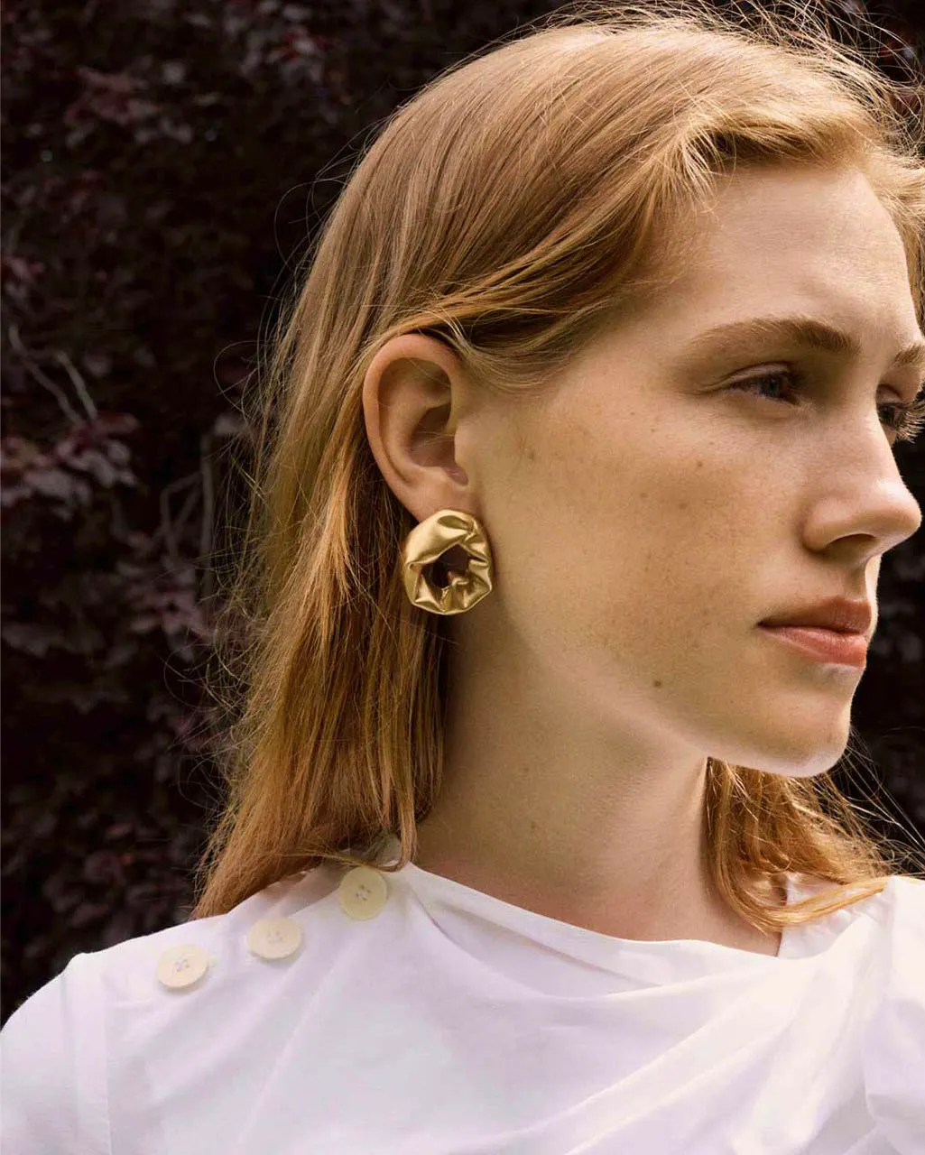 Scrunch Recycled Gold Vermeil Earrings