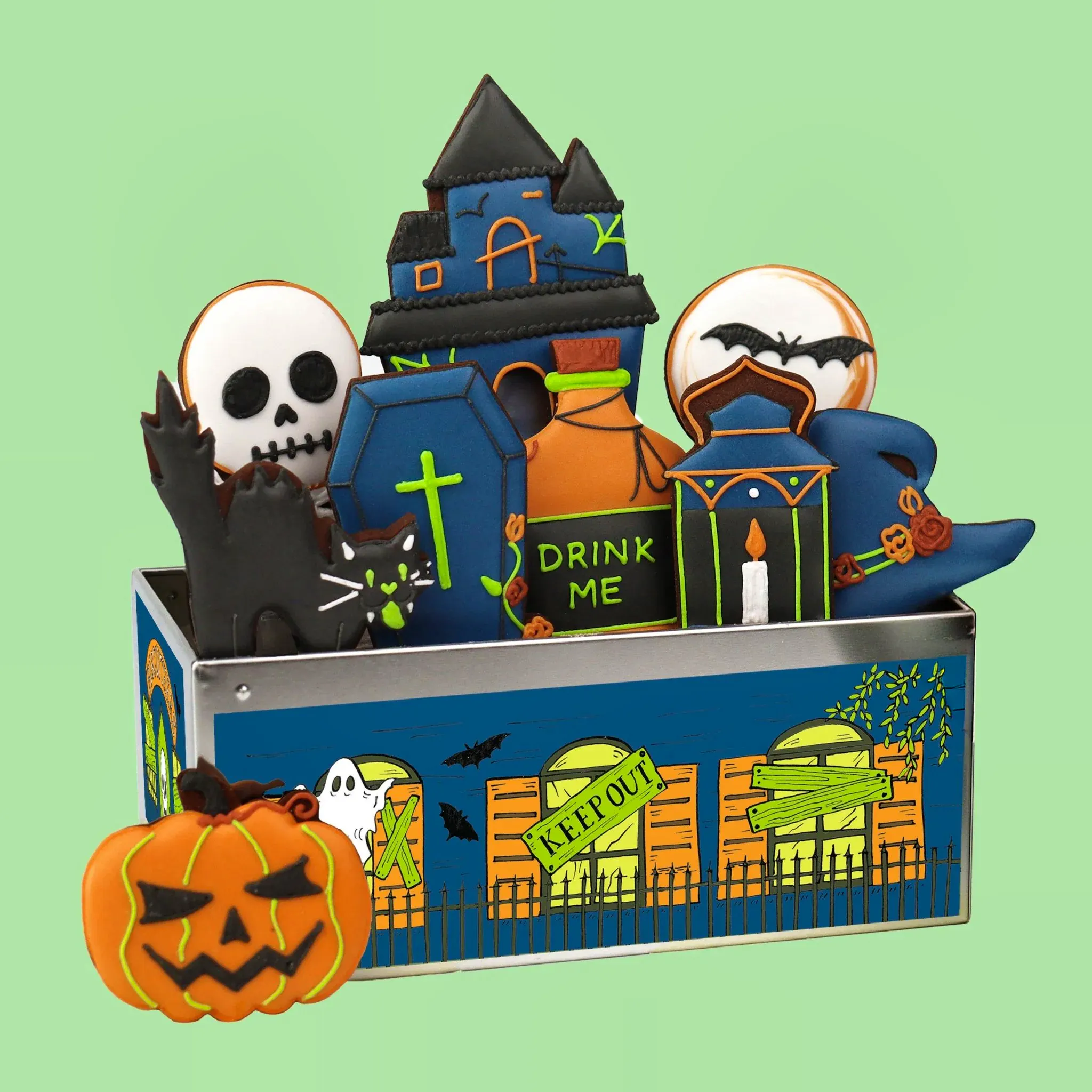Halloween Cakes Biscuiteers Biscuits