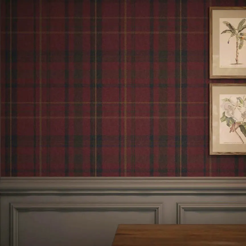 Lucie Annabel Heritage Tartan Wallpaper, from £75