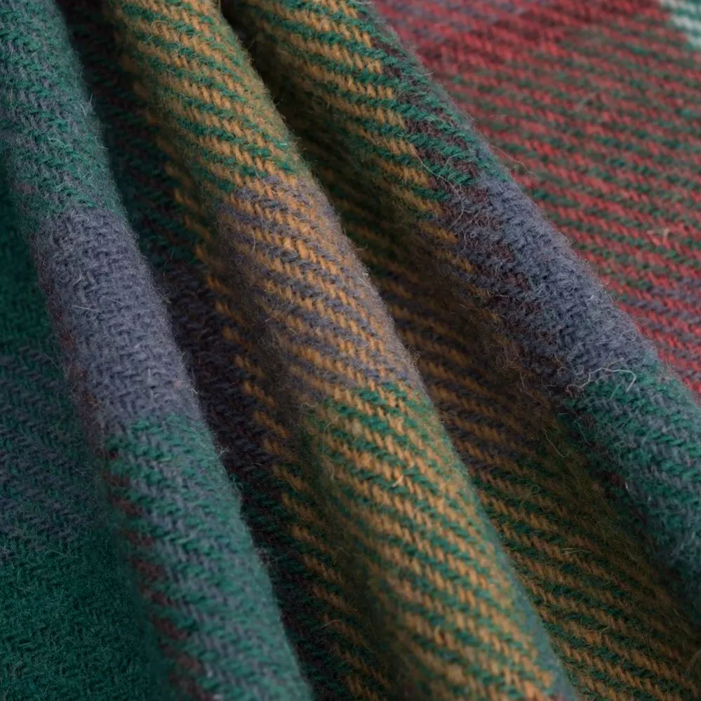 The House of Bruar Pure New Wool Tartan Rug, £79.95