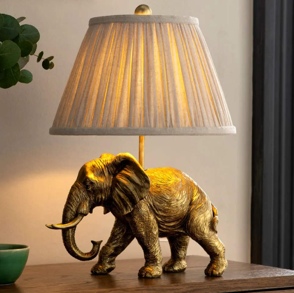 Next Nina Campbell Brass Hathi Elephant Table Lamp, £95