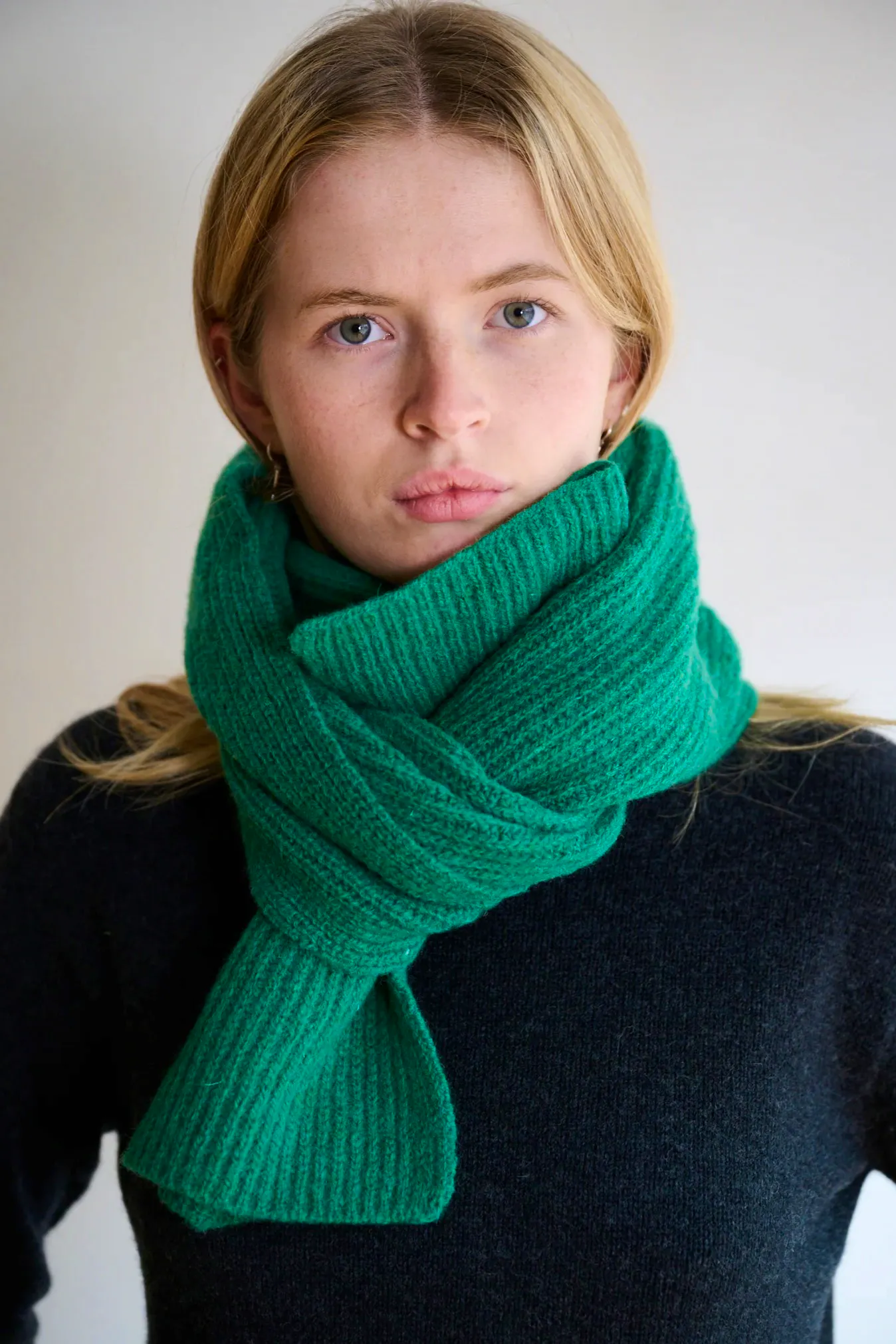 Freight Scarf In Fisherman Knit, £62