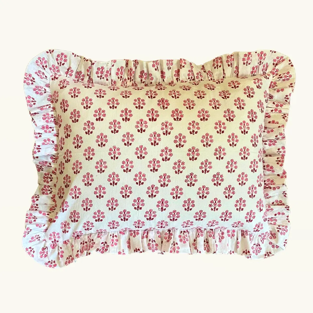 So Souk Pink Daphne Frilled Cushion, £40
