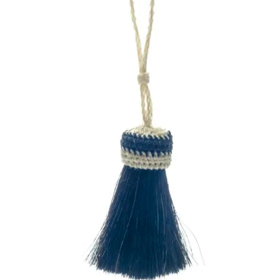 VV Rouleaux Crow Black Horse Hair Tassel, from £23.95