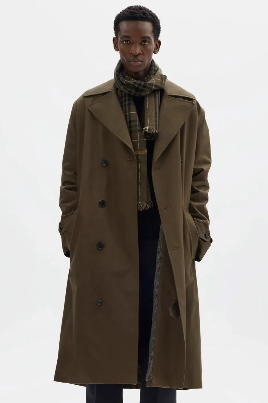 Margaret Howell Wool-Lined Archive Coatshowerproof Cotton Drill dark Khaki, £1,100