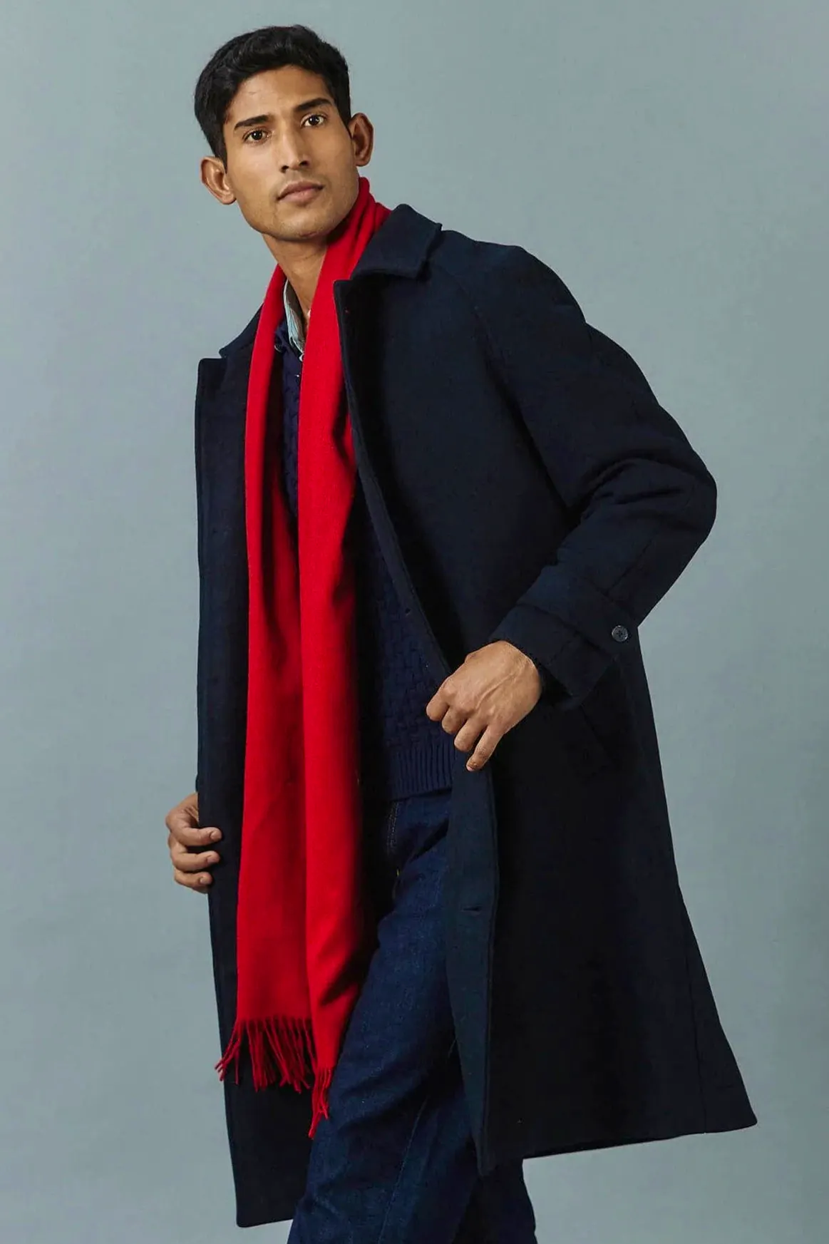 Percival Men's Wool Car Coat, £330
