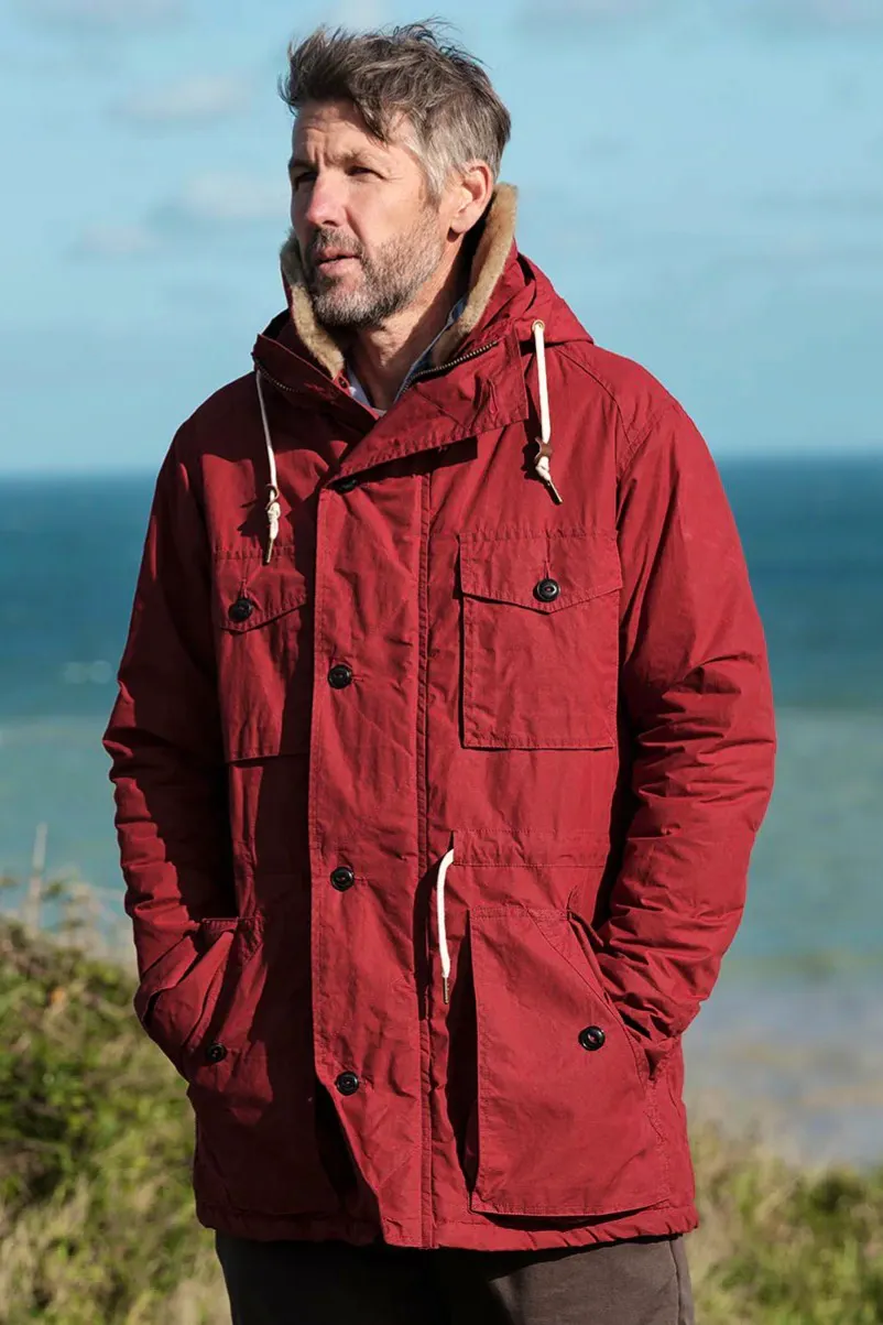 Yarmouth Oilskins The Champion Jacket – Crimson, £600
