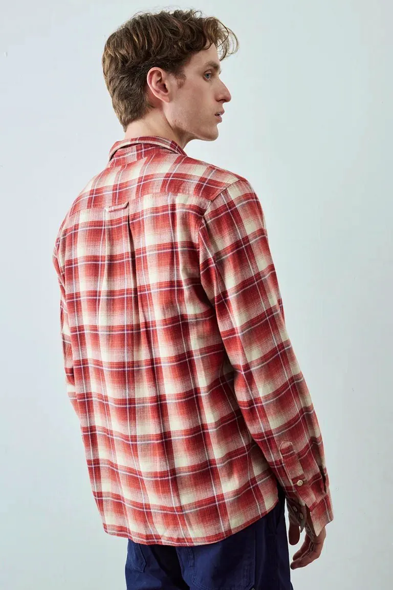Uskees 6015 Method Shirt - Red Clay Check, £95