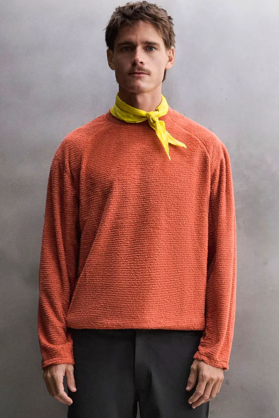 Zara Textured Fleece Sweatshirt, £49.99