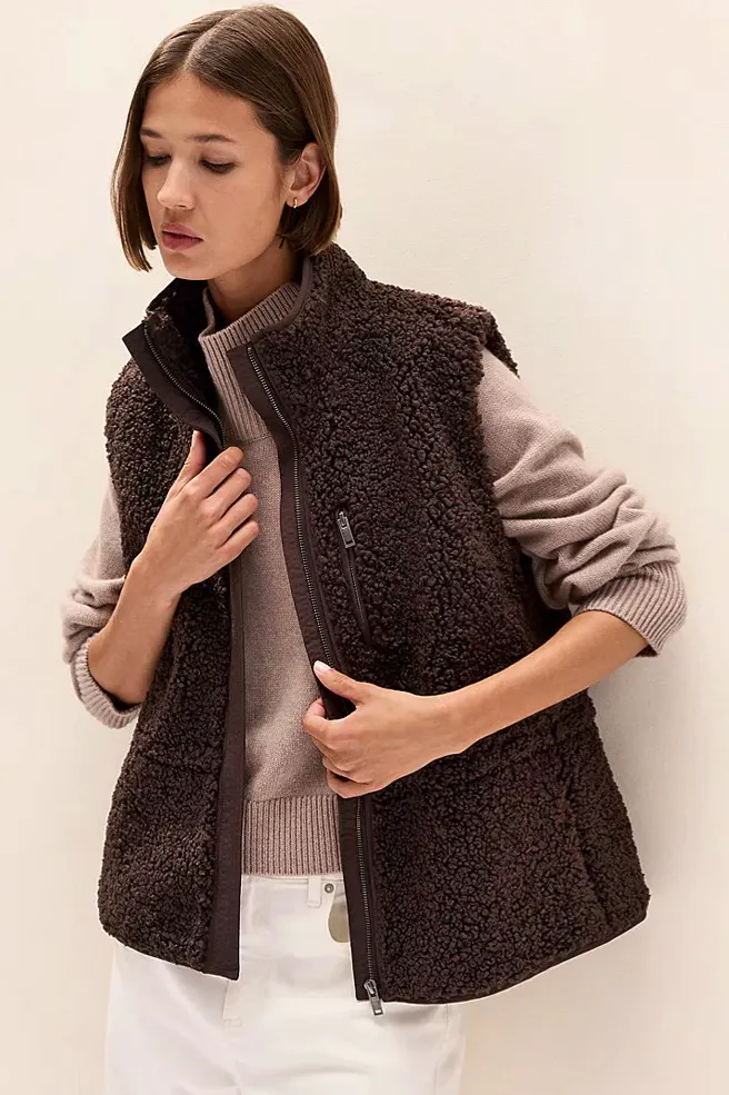 The White Company Borg Gilet, £165